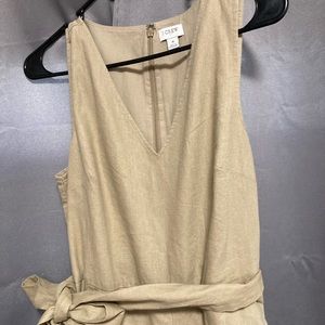 J.Crew jumpsuit, linen, brown